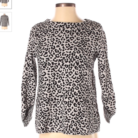 Cynthia Rowley Leopard Sweater - Picture 1 of 5